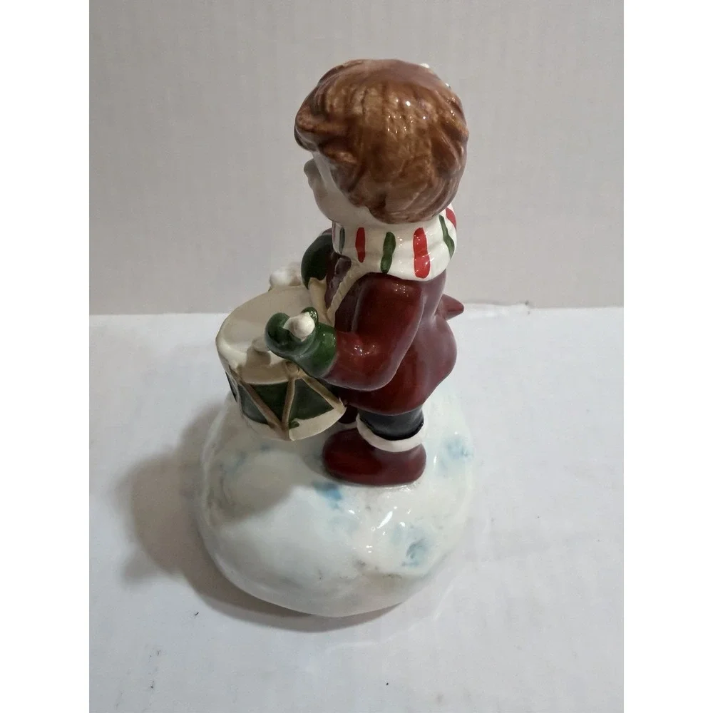 Otogiri Little Drummer Boy Hand Painted Handmade Music Box Figurine